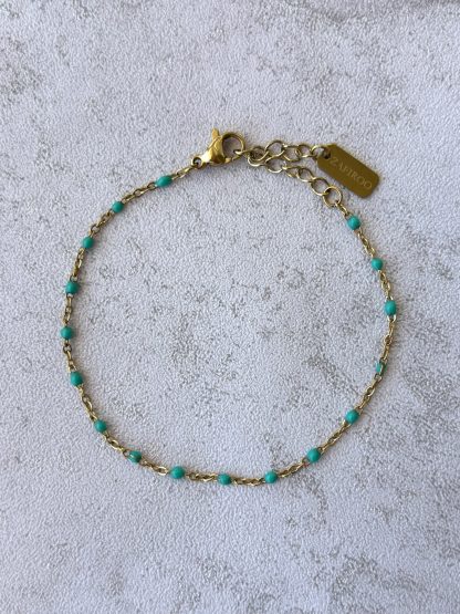 Bracelet Résine Vert d'Eau